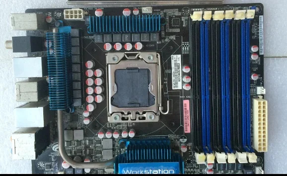 ASUS호환 P6T WS PRO X58 메보드 1366 핀 16 2상 전원공급장치 X5670 I7 지원