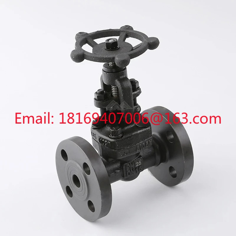 A105N 단조 강철 플랜지 글로브 밸브 J41H-16C25C40C 고온 고압 증기 열전달 오일 425도