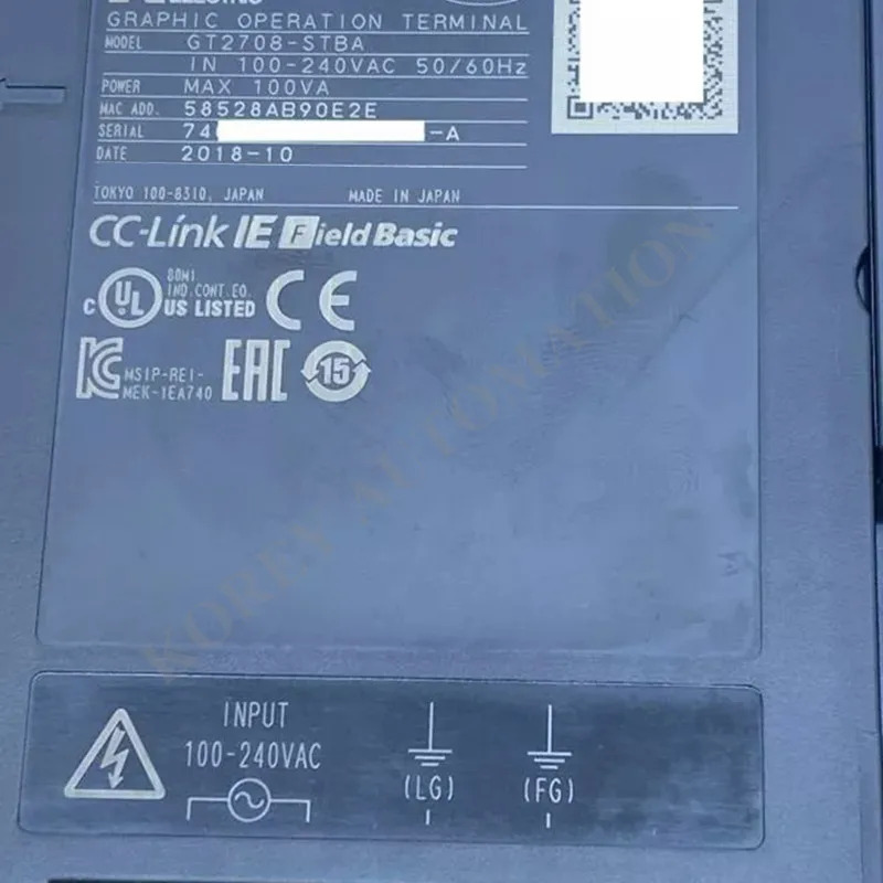 GOT2000 시리즈 HMI 2708-STBA 2708-STBD