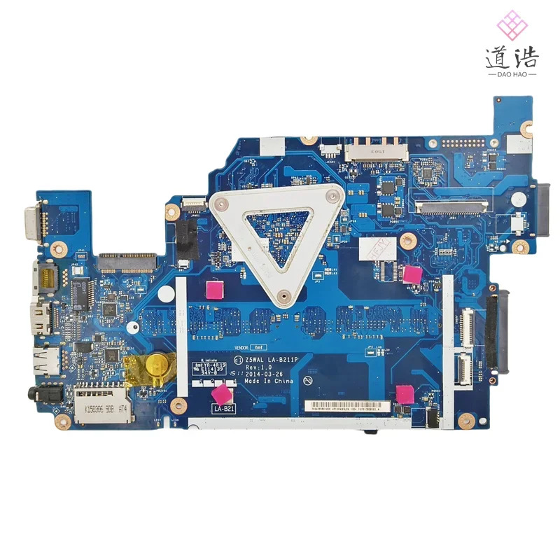 N2840 CPU DDR3 메보드가 장착 된 Acer Aspire E5-511 노트북 마더보드 Z5WAL LA-B211P 완전 작동 리퍼