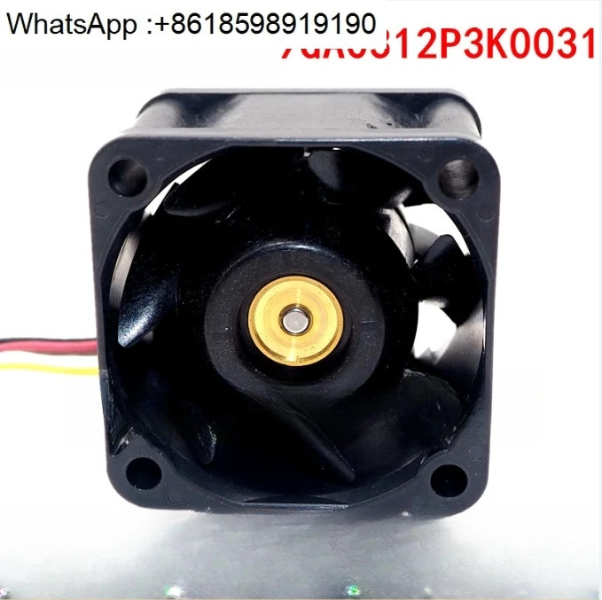 9GA0312P3K0031 DC12V 0.62A 38x38x28mm 4선 인버터 검정색 인터페이스