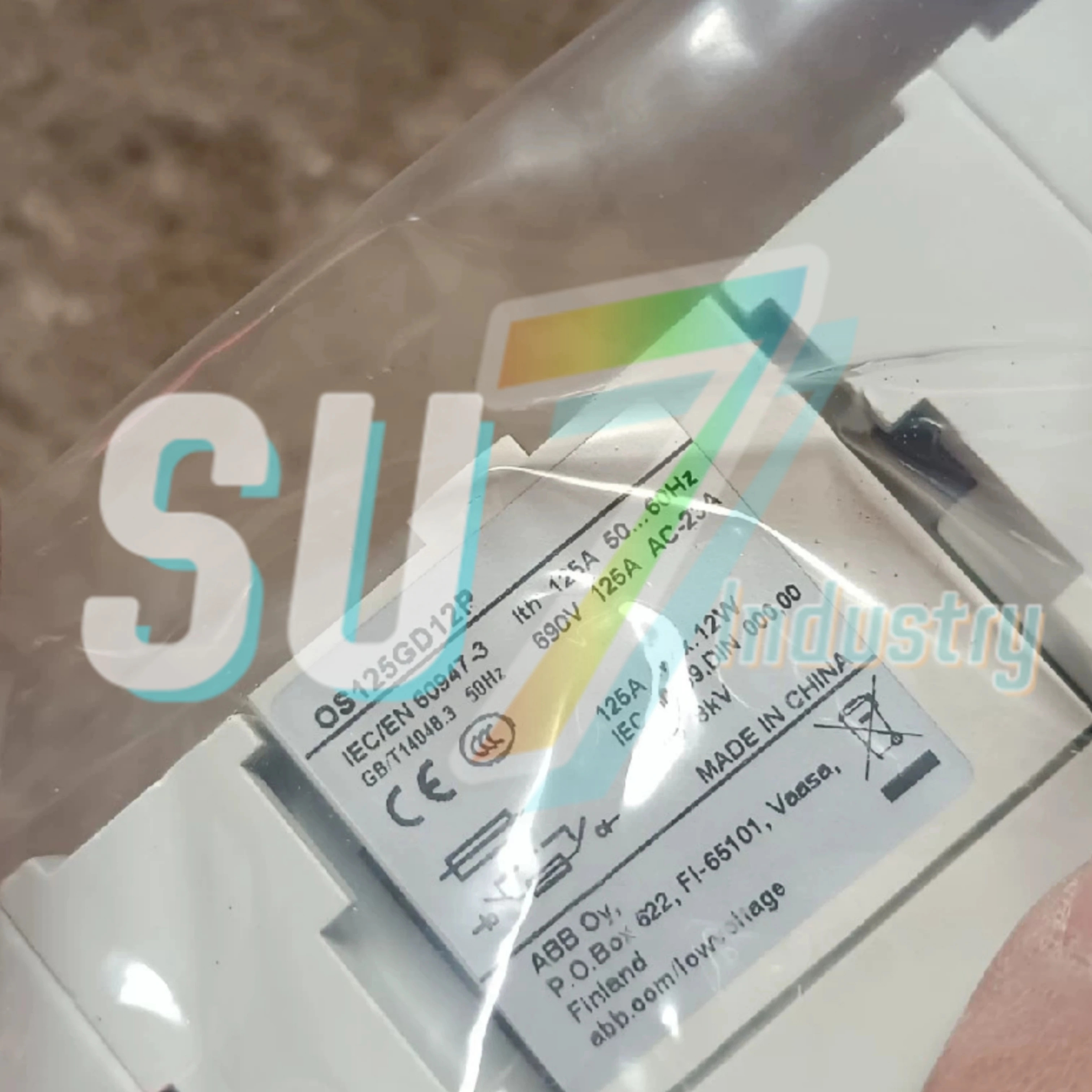 절연 스위치 퓨즈 어셈블리 원본 OS125GD03P 1SCA115639R1001 OS125GD12P 1SCA115641R1001
