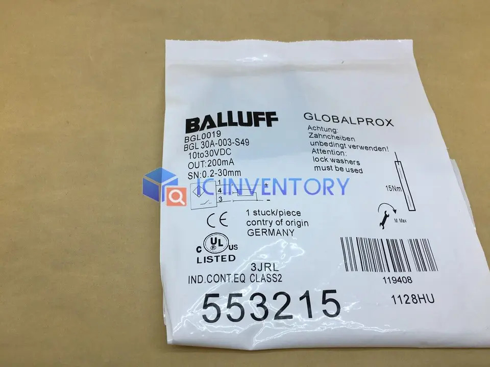 Balluff BGL 30A-003-S49 BGL0019 센서 신