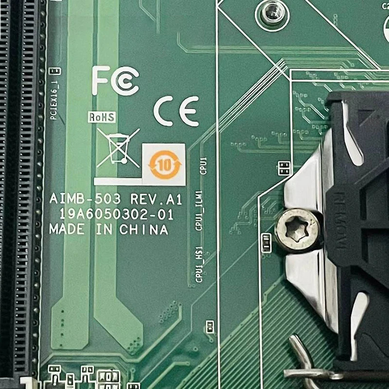 ADVANTECH 듀얼 네트워크 포트 산업제어 마더보드 AIMB-503 REV.A2 AIMB-503A2원본