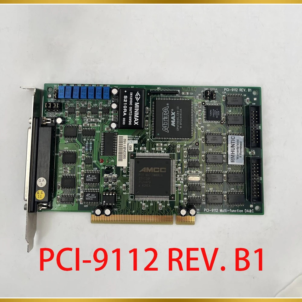 ADLINK PCI-9112 REVPCI카드 데이터. B1