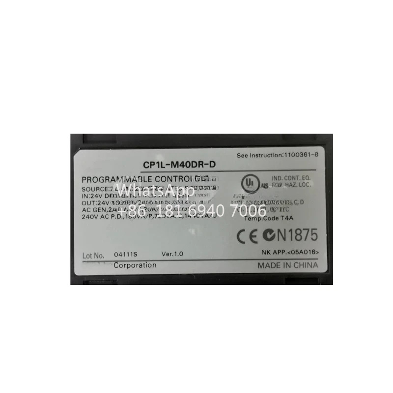 CP1L 시리즈 PLC 모듈 프로그래밍 컨트롤러 CP1L-M40DR-D CP1L-M30DT-A 신규