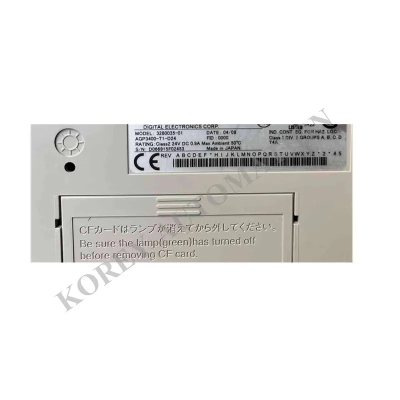 터치스크린 HMI GP-3400 시리즈 AGP3400-T1-D24-CA1M AGP3450-T1-D24