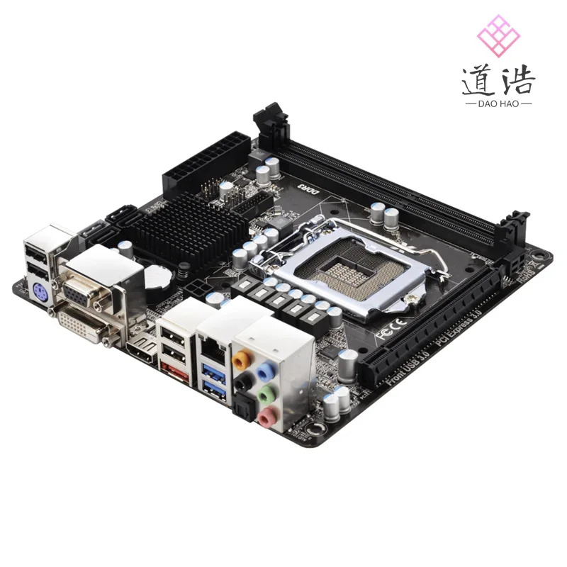 ASRock호환 B75M-ITX 마더보드16GB HDMI LGA 1155 DDR3 Mini-ITX B75 메인보드 완전 작동 리퍼