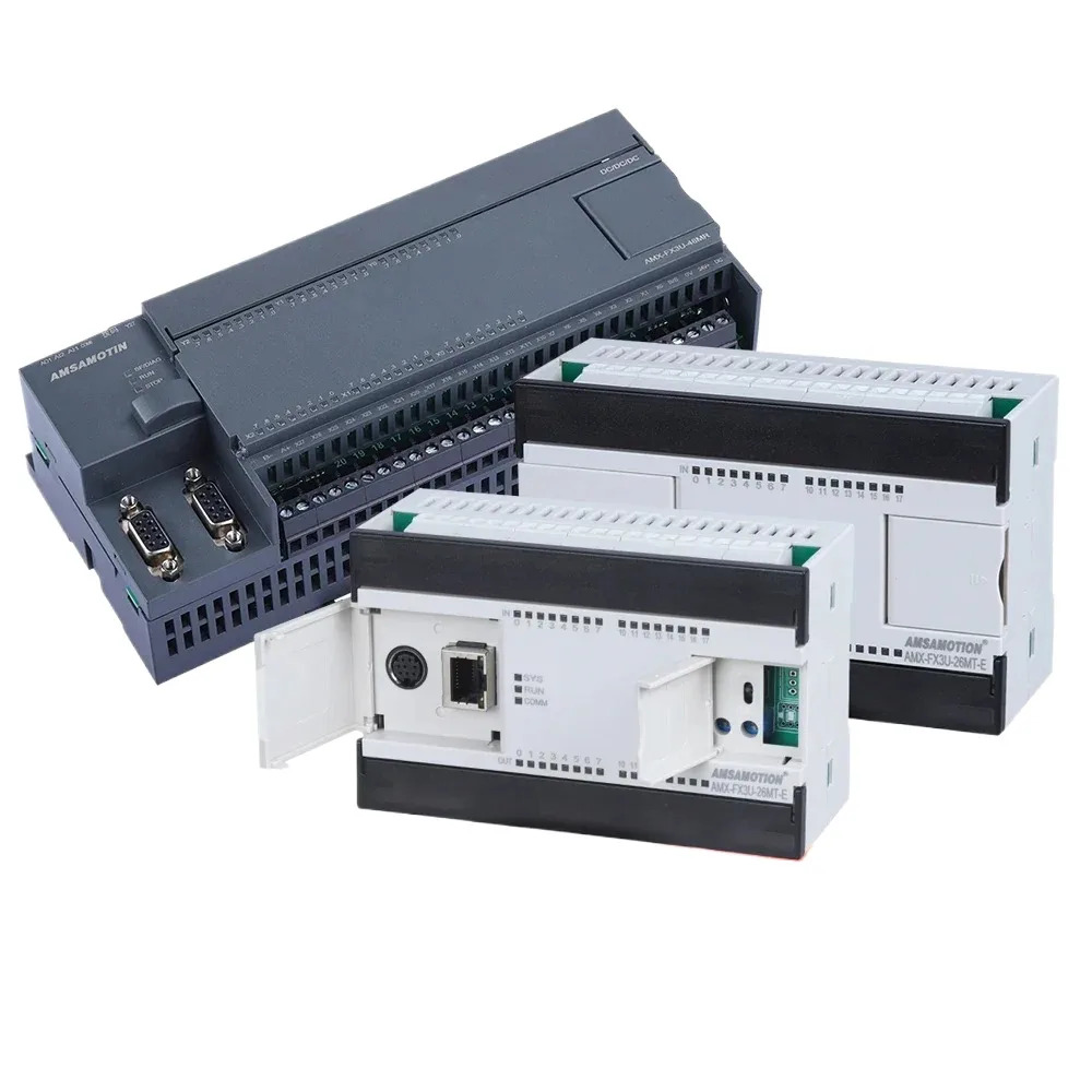 FX3U-M26MR/MT PLC 이더넷 포트 미쓰비시호환 FX3U 프로그래밍 논리 컨트롤러 FX3U-48MR 아날로그 4I2O용