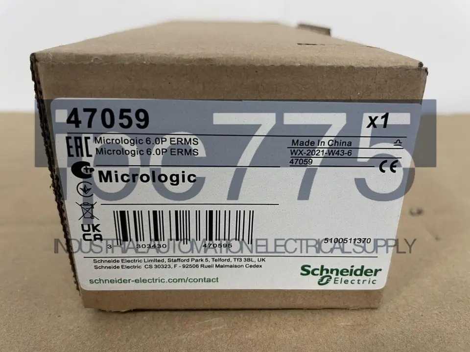 Micrologic 6.0P 디지털 회로차단기 트립 유닛 제어 47059