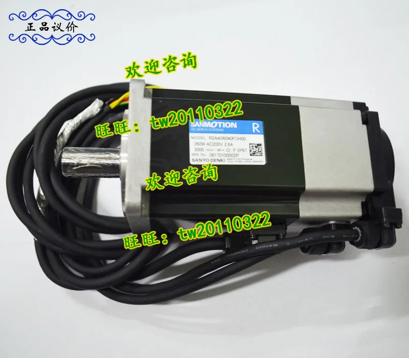 물리적 일본 산요 서보모터 R2AA06040FCH00