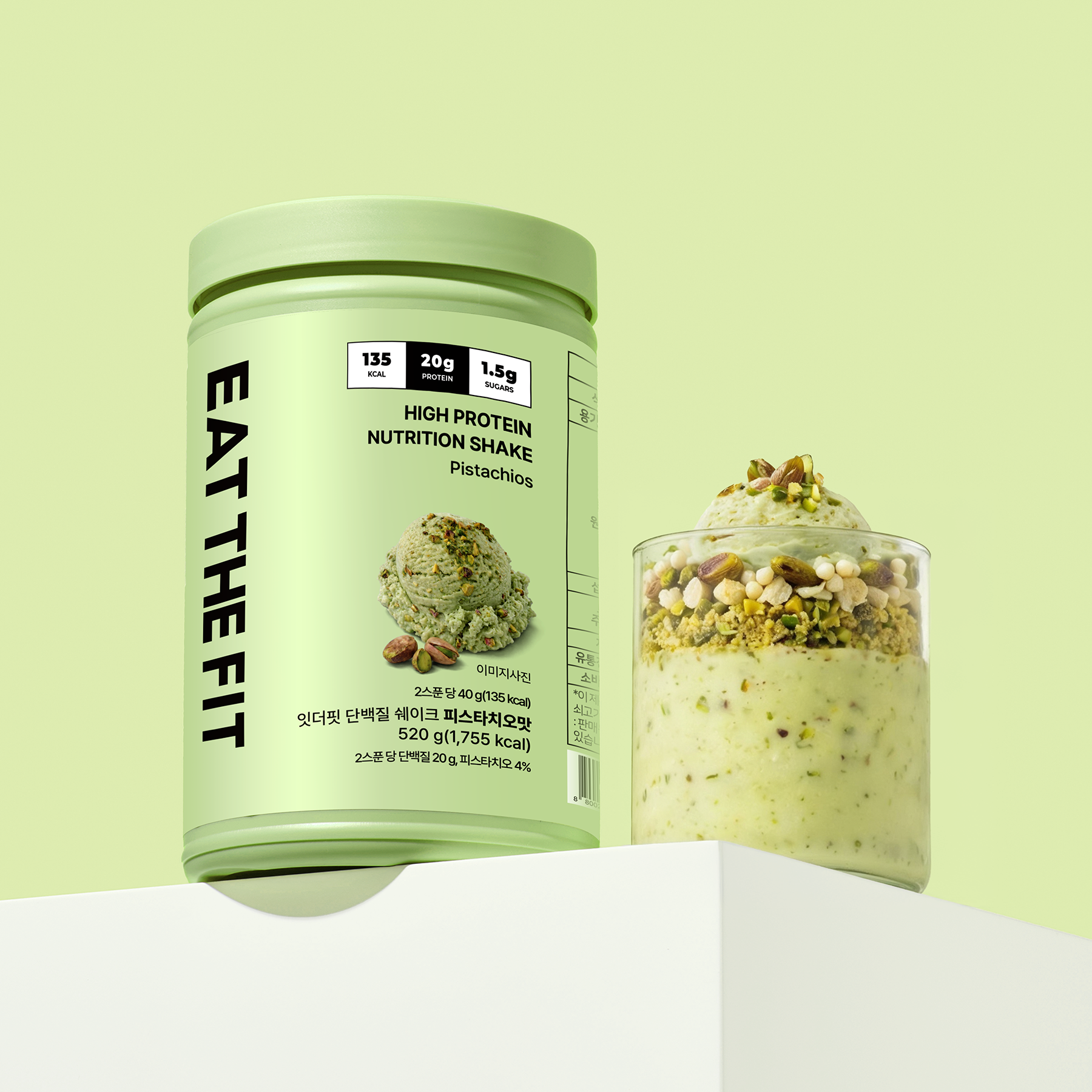잇더핏 단백질 쉐이크 한끼 식사대용 대용량 더블초코맛외9종 520g, 2통 상품 이미지