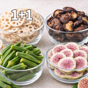 (N)  1+1 더하루 동결건조과일 야채 칩 딸기 무화과 연근 저칼로리 ... 맛있게 먹은 솔직 후기 - 상품 이미지 1