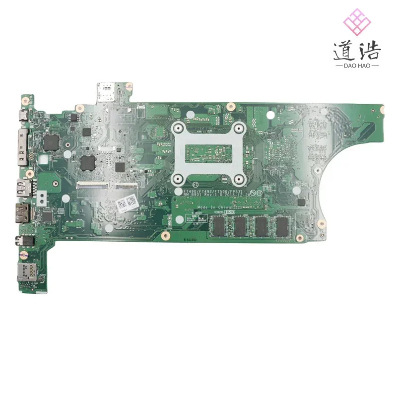 NM-B901 Lenovo호환 Thinkpad T490 T590 노트북 마더보드 FT490/FT492/FT590/FP531 01YT397 I5-8365U CPU 8GB-RAM 완