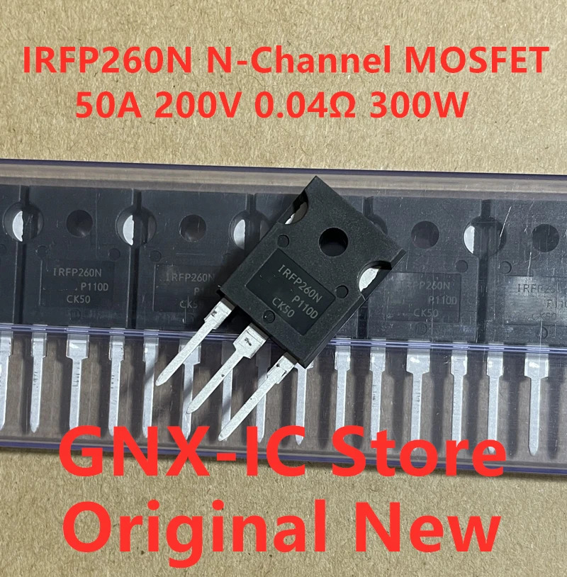 10PCS Lot Real IRFP260N IRFP260M 50A 200V 0.04 300W Mosfet TO247 인버터 트랜지스터 IRFP260