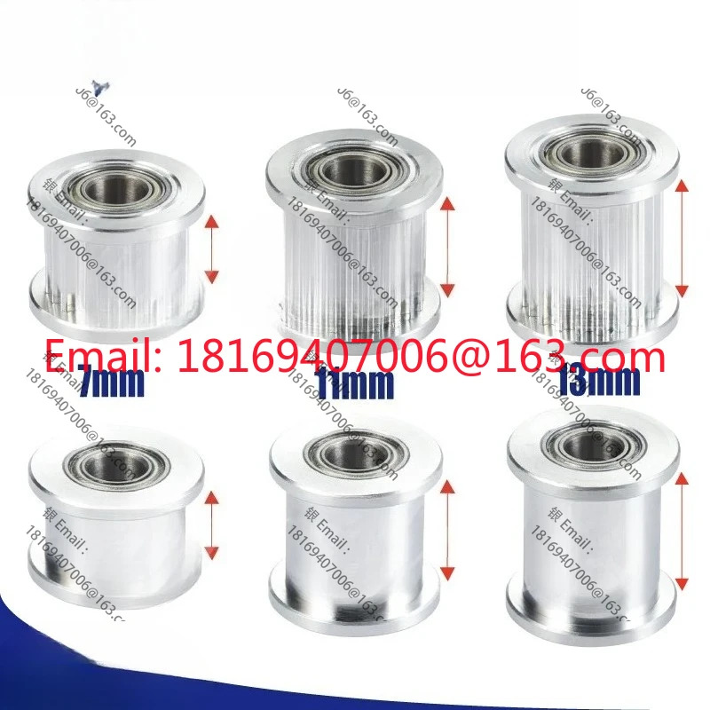 10PCS 고정밀 게이트 벨트 3D 프린터 액세서리 특수 2 들러 풀리