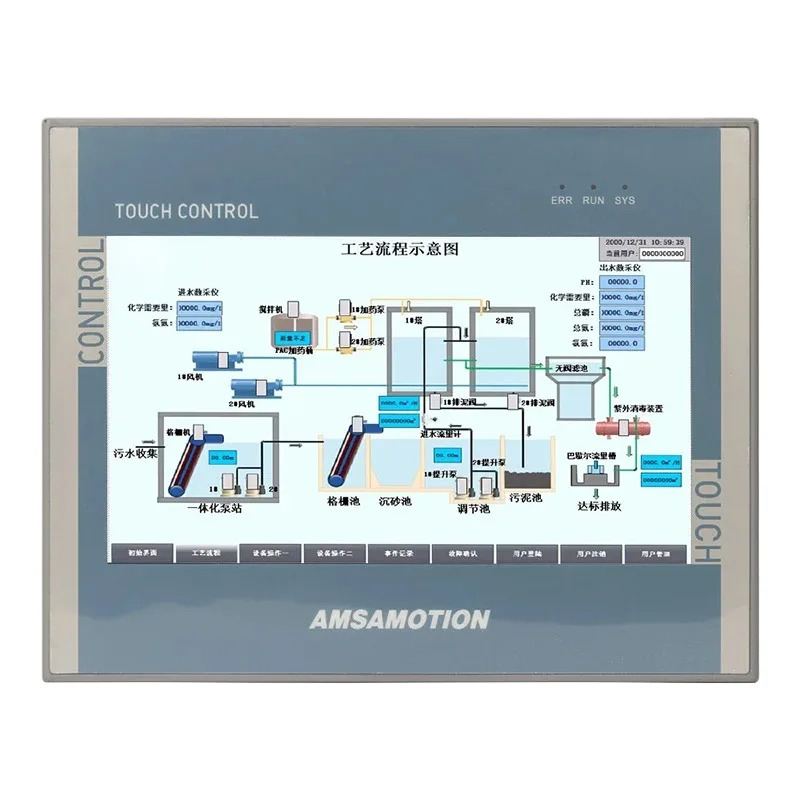 Smart 200인치 터치 스크린 AMX-HSE10A-32MR/T Siemens PLC 16DI 16DO 4AI 2AO 컨트롤러올인원 이더넷 모니터
