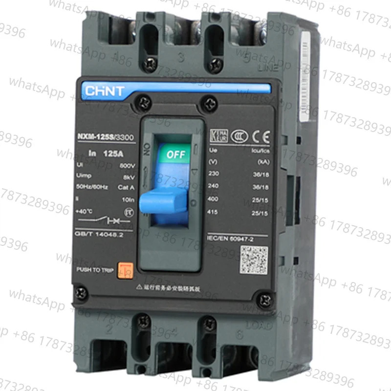 CHNT Chint NXM-125S /400S/1600S-3300 3상 4선 3P/4P 63A 800A 1600A
