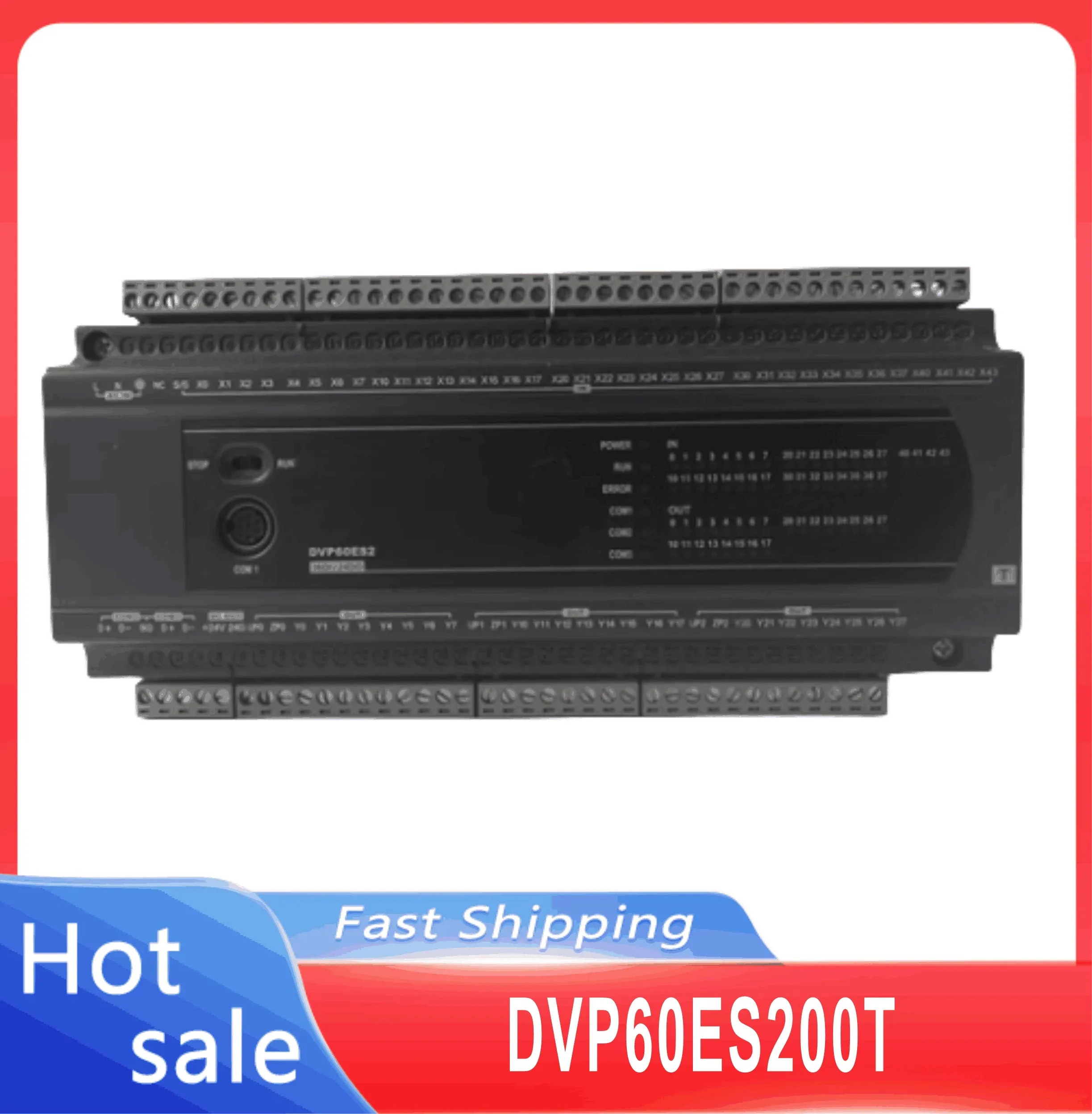 오리지널 Dvp60es200t Dvp60es200r Plc 프로그래밍 컨트롤러