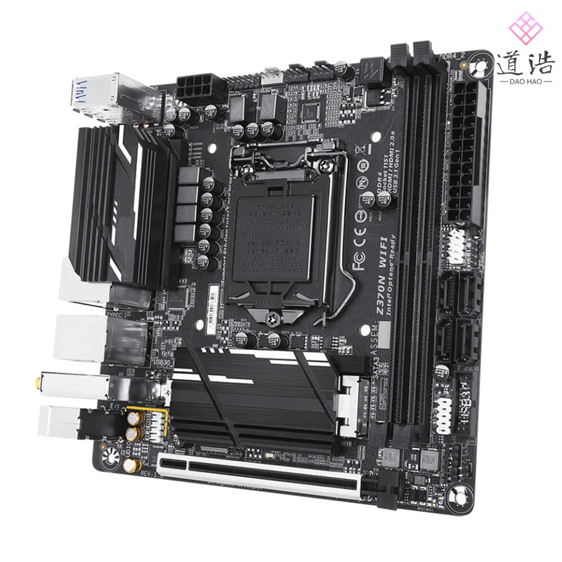 Z370N 와이파이 마더보드 M.2 HDMI SATA3.0 LGA 1151 DDR4 Mini-ITX Z370 메인보드 리퍼 완료