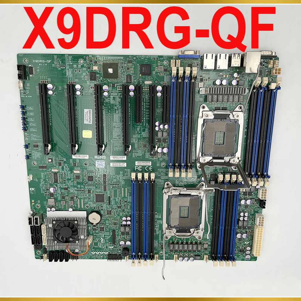 Supermicro 서버 마더보드 Xeon E5-2600 V1/V2 군 ECC 4 PCI-E 3.0 x16더블 폭 LGA2011 DDR3 X9DRG-QF용