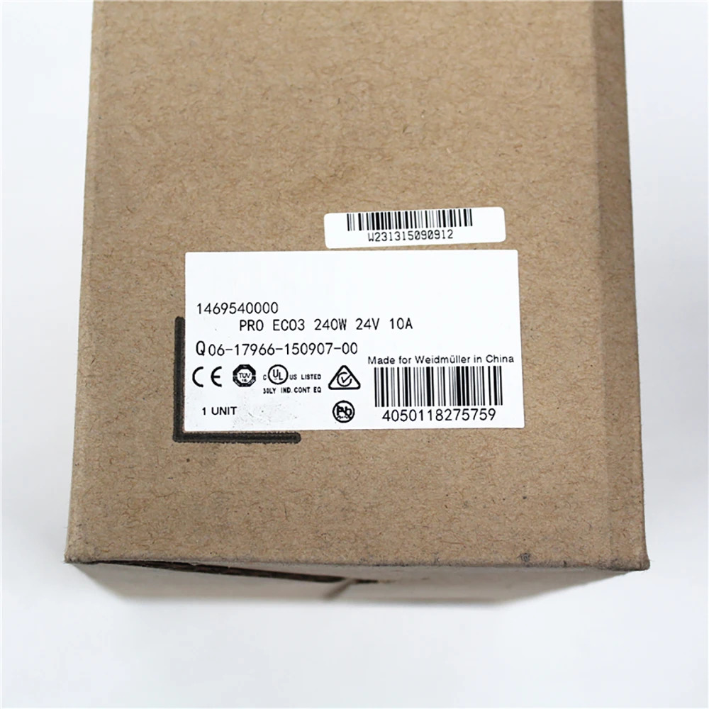 Weidmuller 3상 전원새 PRO ECO3 240W 24V 10A DIN 레일 전원공급장치 1469540000