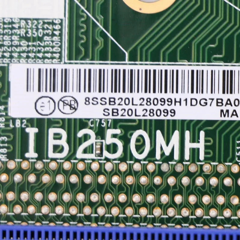 Lenovo호환 V520 V520S 데스크탑 마더보드IB250MH 00XK255 LGA 1151 DDR4 B250 메인보드 완전 작동 리퍼