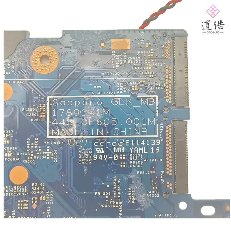 17897-1M Acer Swift SF114-32 노트북 마더보드 NBGXU11001 448.0E605.001M N3500 4GB 메인보드 완전 작동 리퍼