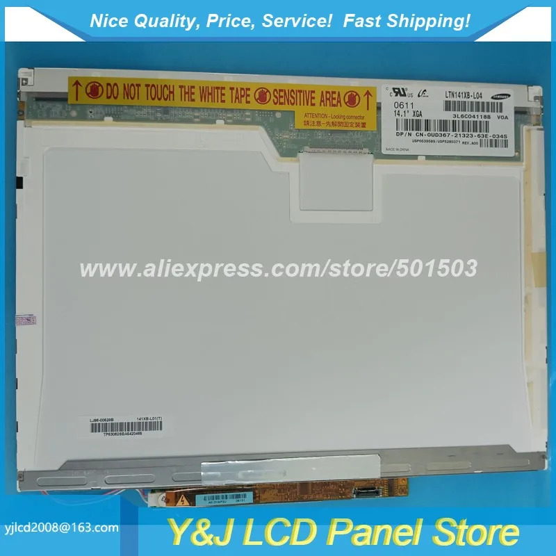 LTN141XB-L04 노트북 컴퓨터 모니터 교체14.1 인치 1024x768 CCFL TFT-LCD 스크린 패널