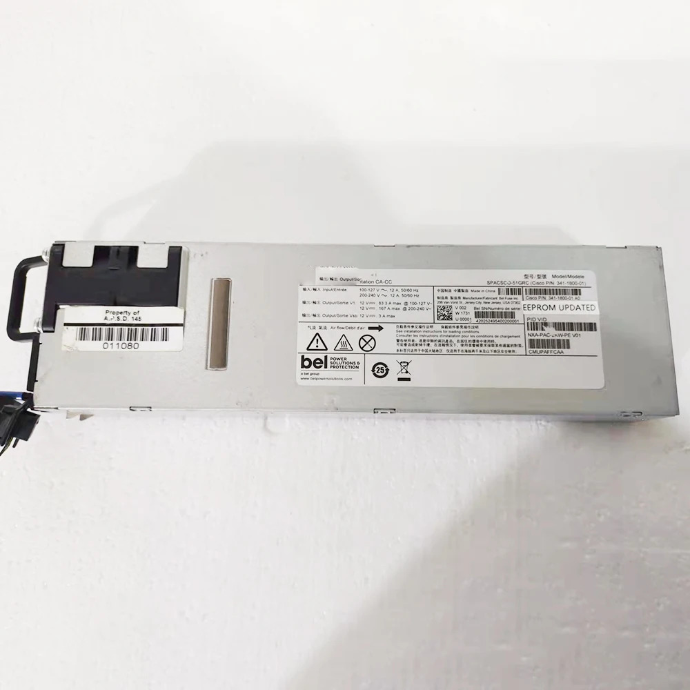 CISCO 2000W 전원공급장치 341-1800-01 NXA-PAC-2KW-PE 리퍼