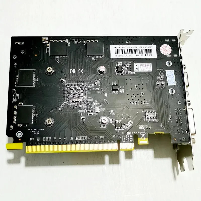 HD7670 4G 데스크탑 컴퓨터 홈오피스 학습 그래픽 카드 고화질 HD6700 6570