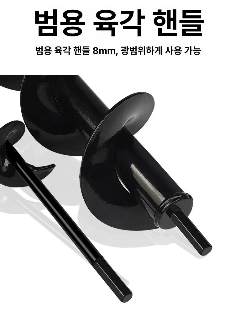 구멍뚫기 특수비트 전기 콘크리트 단날 햄머드릴비트 목공 드릴날 교체용 나선형 - 상세 이미지 3