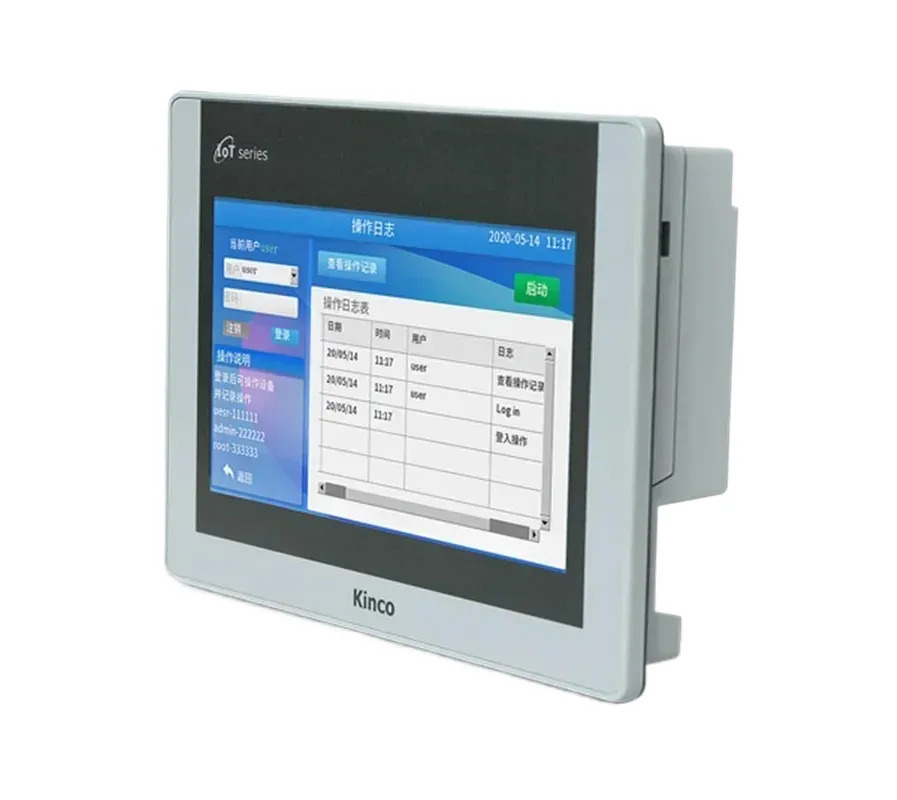 10 Kinco HMI 머신 인터페이스 100E WiFi 4G 이더넷 터치 스크린 IOT 장거리 원격 1024x600 RS232/RS485/RS422
