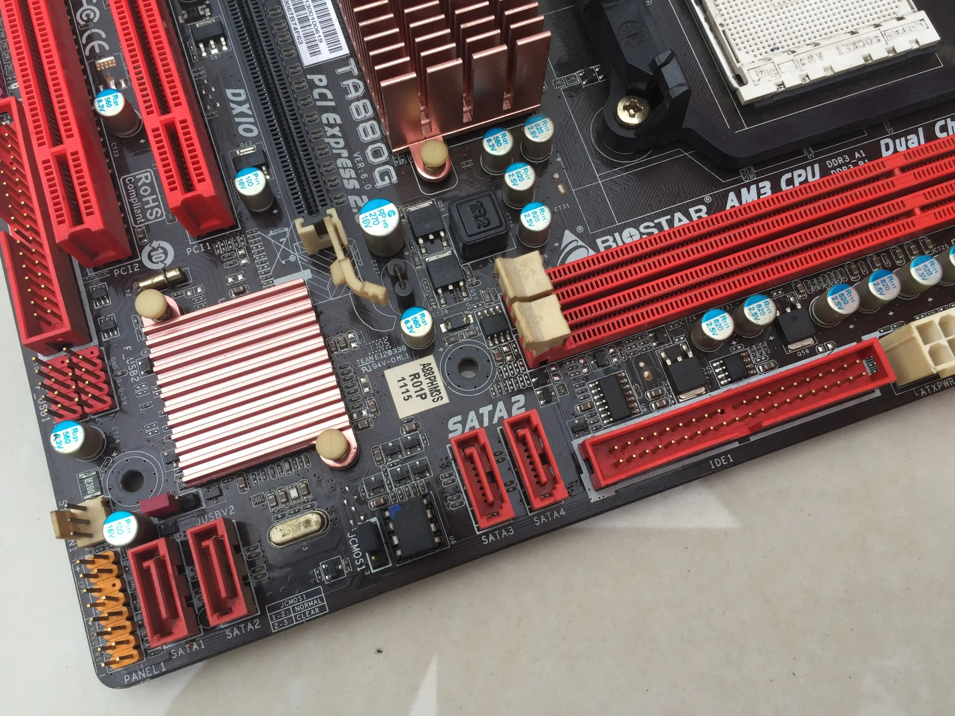 TA880G AM3 DDR3 메보드경우 938핀 CPU 통합 그래픽 카드 지원