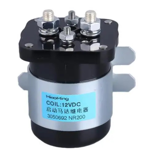 MiaoMing 자동차 시동 릴레이 M500-24Q 코일 24V M500-12C 12V 500A/14VDC 12VDC 3050692 NR200 DC 접촉기
