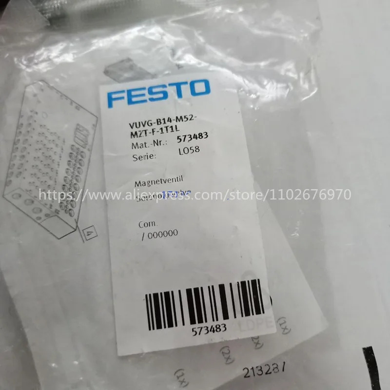 솔레노이드 밸브 VUVG-B14-M52-MZT-F-1T1L 573483