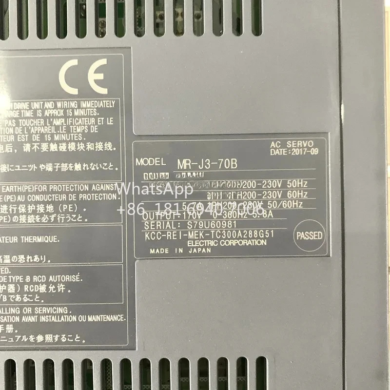 MR-J3 시리즈 서보 드라이버 MR-J3-70B MR-J3-200B 신