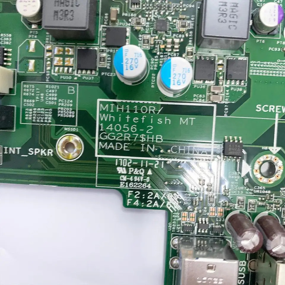 DELL Optiplex 3040 MT 마더보드오리지널 리퍼 GG2R7 MIH110R HKCW0 TTDMJ HDMI 호환 DP