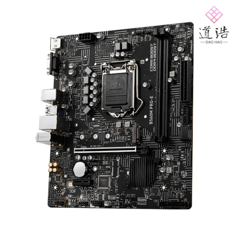 B560M PRO-E 마더보드64GB HDMI M.2 LGA 1200 DDR4 마이크로 B560 메인보드 완전 작동 리퍼