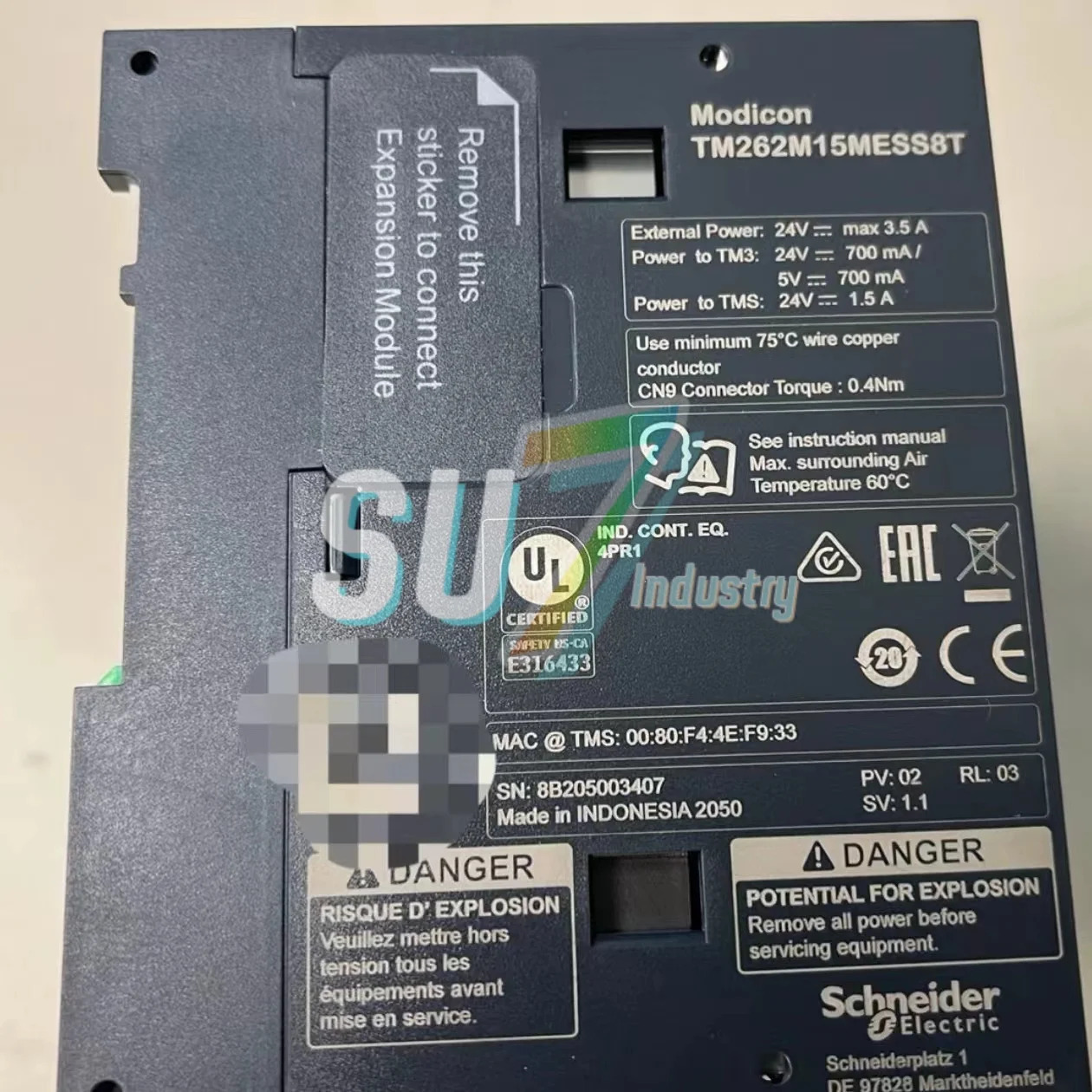 PLC 모듈 TM262L20MESE8T TM262M15MESS8T 새