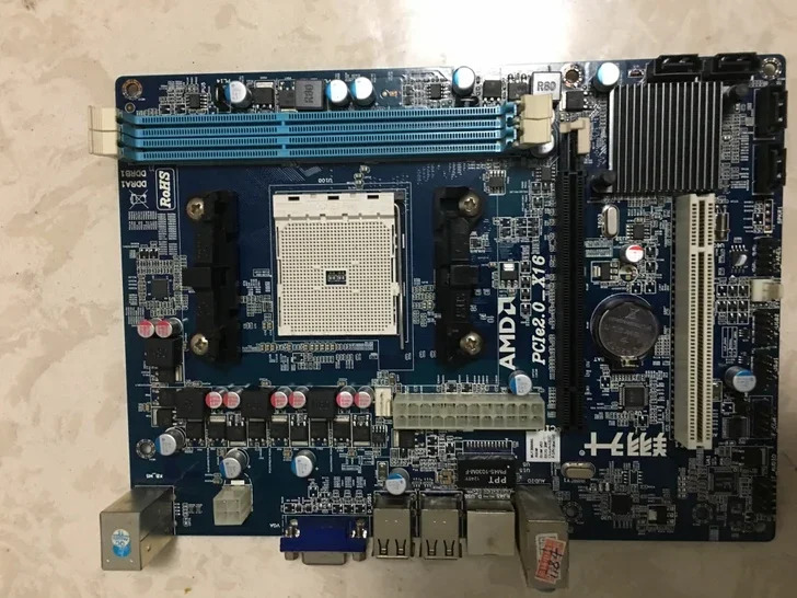 Xiangsheng A55M-K DDR3 컴퓨터 FM1 핀 메보드 데스크탑 통합 소형 보드 ROHS
