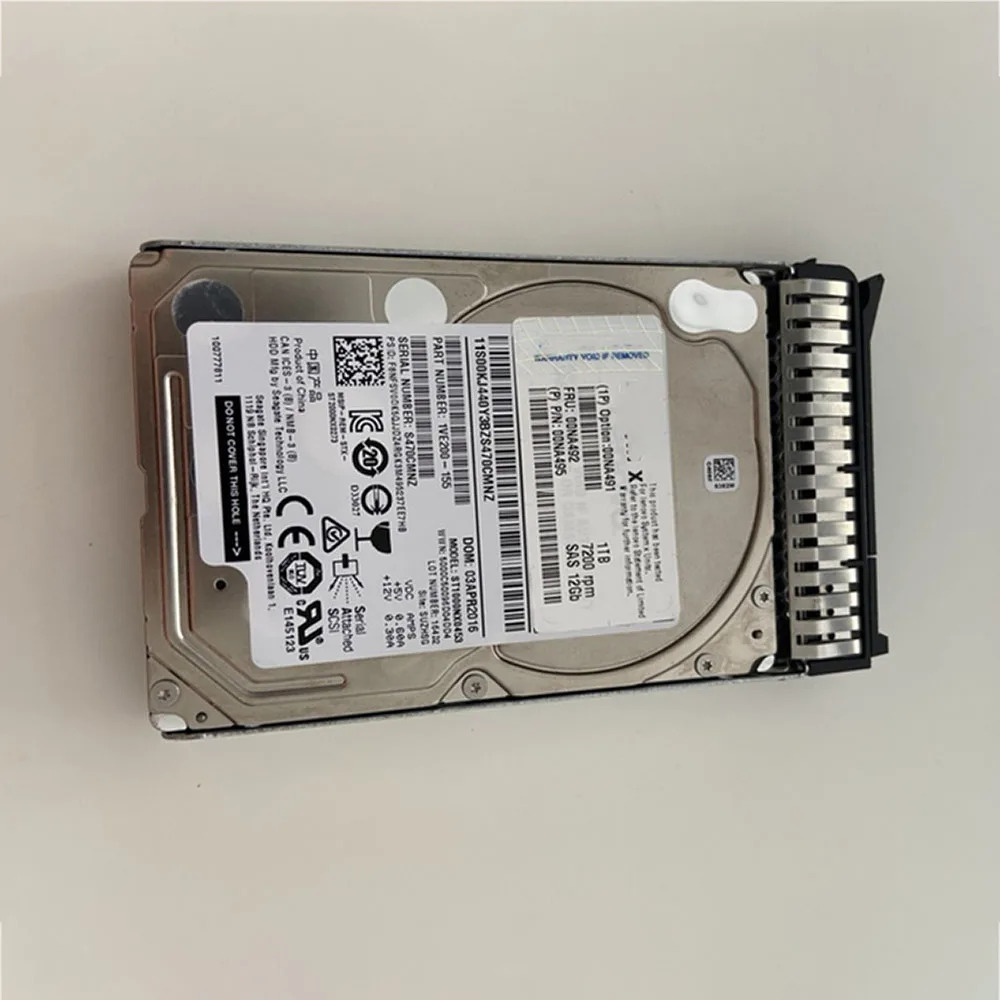 X3650 M5 X3550 1T 7.2K 2.5 SAS 12Gb 00NA492 서버 하드 1TB