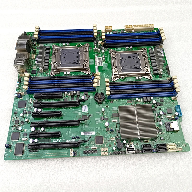 슈퍼마이크로 제온용마더보드 듀얼 LGA2011 E5-2600 V1 V2 패밀리 ECC DDR3 PCI-E 3.0 X9DAi
