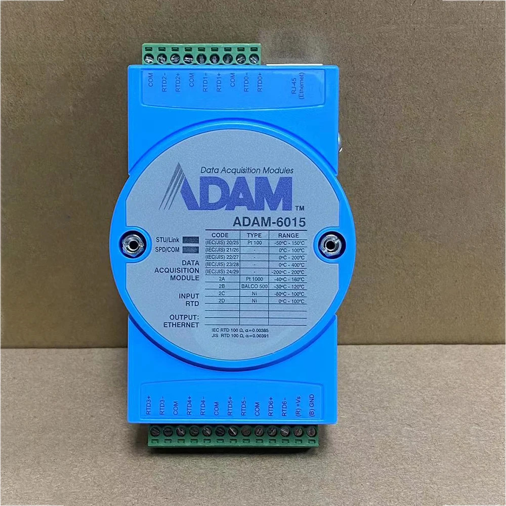 어드밴텍 10/100 기반-T 이더넷열 저항 입력 I/O 모듈 ADAM-6015-DE