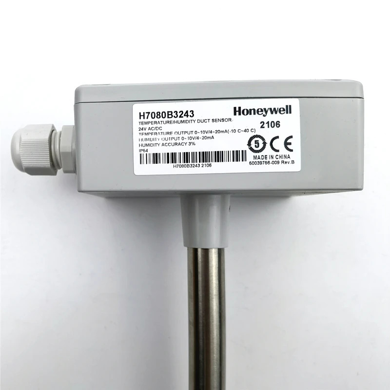Honeywell 3242 에어 덕트 온도 습도 센서 H7080B3243 HSH-DM-E