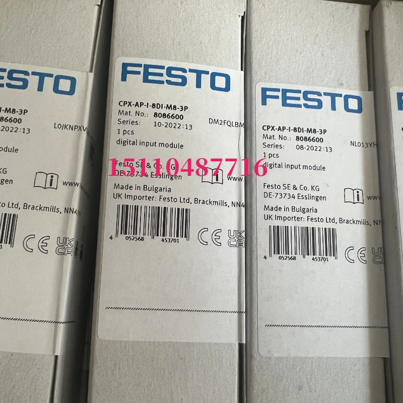 Festo FESTO 디지털 입출력 모듈 CPX-AP-I-4DI4DO-M8-3P 8086601