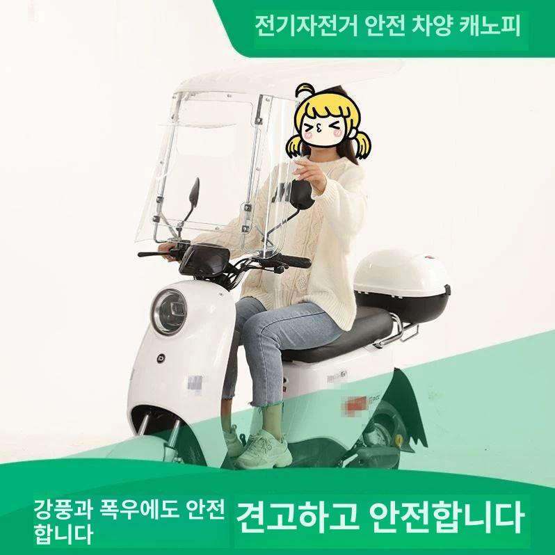 방수 캐노피 쉘터 캠핑 정원 어닝 테라스 차단 카페 자외선 차양막그늘막 발코니 - 상세 이미지 3
