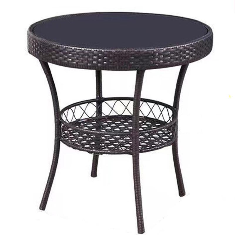 야외테이블세트 라탄 원형 사각 정원용 발코니 루프탑 테라스 의자 furniture - 상세 이미지 2