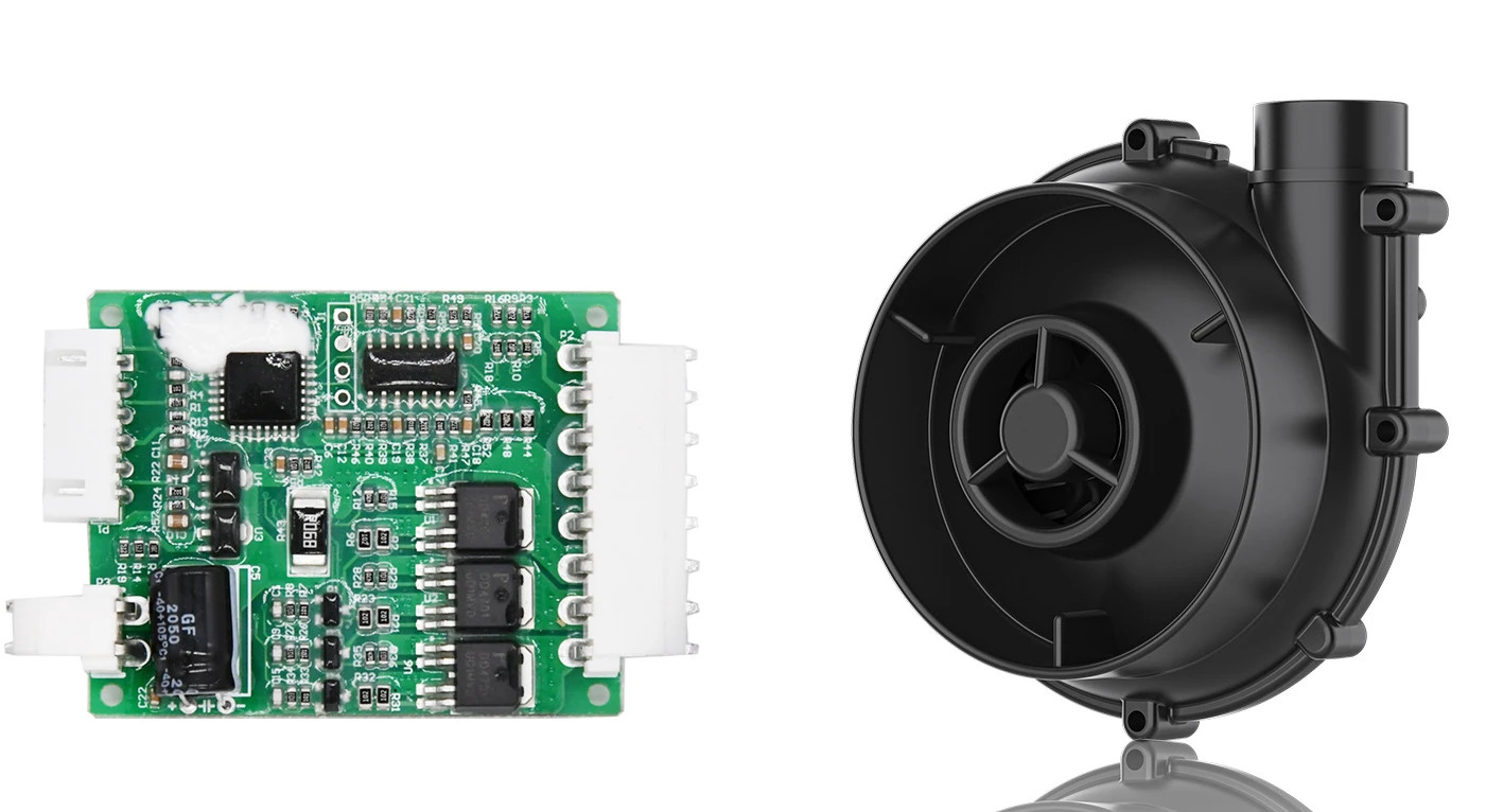 DC 추출 팽창기 샘플링 WM7040-12V/24V 원심 송풍기