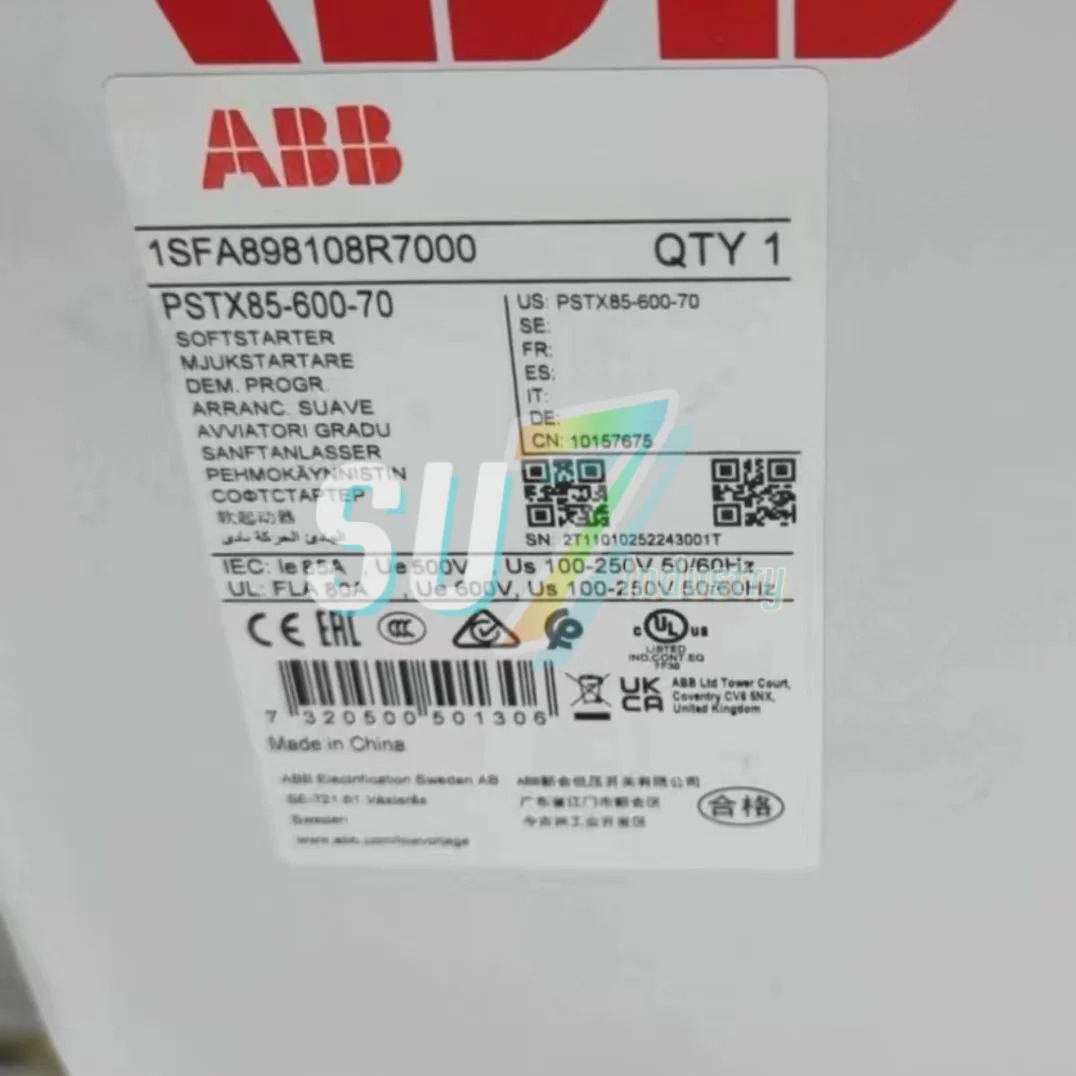 소프트 스타터 신규 입고 PSTX85-600-70 1SFA898108R7000